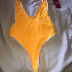 Brazilian Yellow Bathing Suit